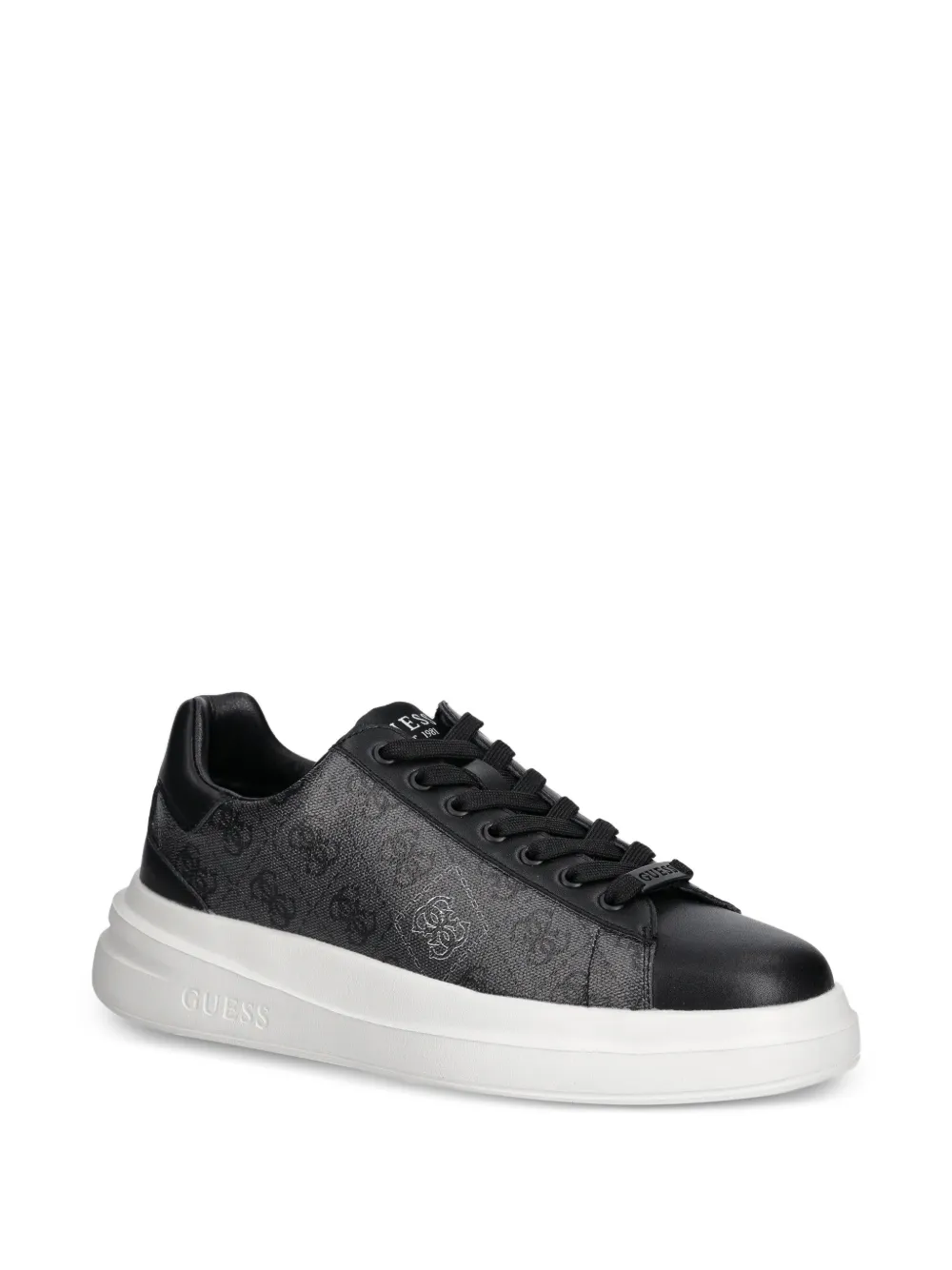 GUESS USA 45 mm Elba sneakers met 4G-logo Zwart