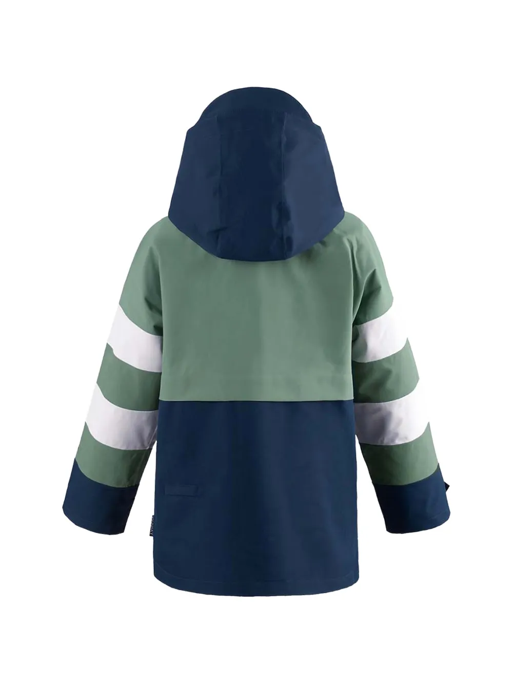  Gosoaky Hooded Striped Jacket - Blue 