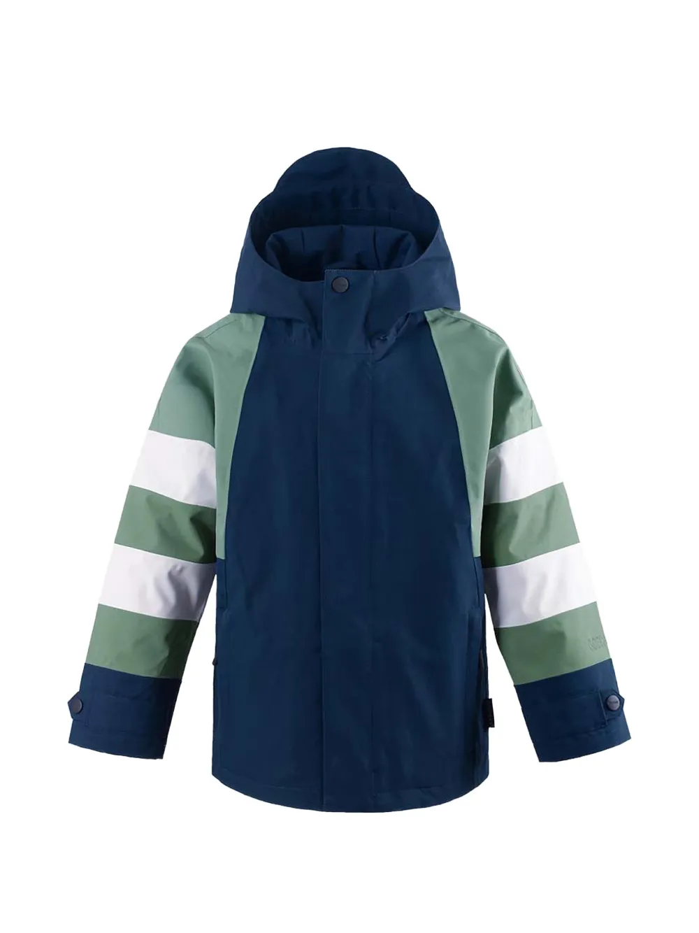 Gosoaky hooded striped jacket - Blu