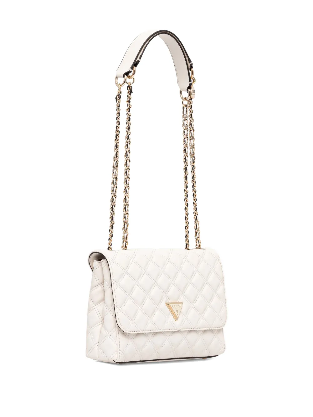 GUESS USA Giully quilted shoulder bag - Wit