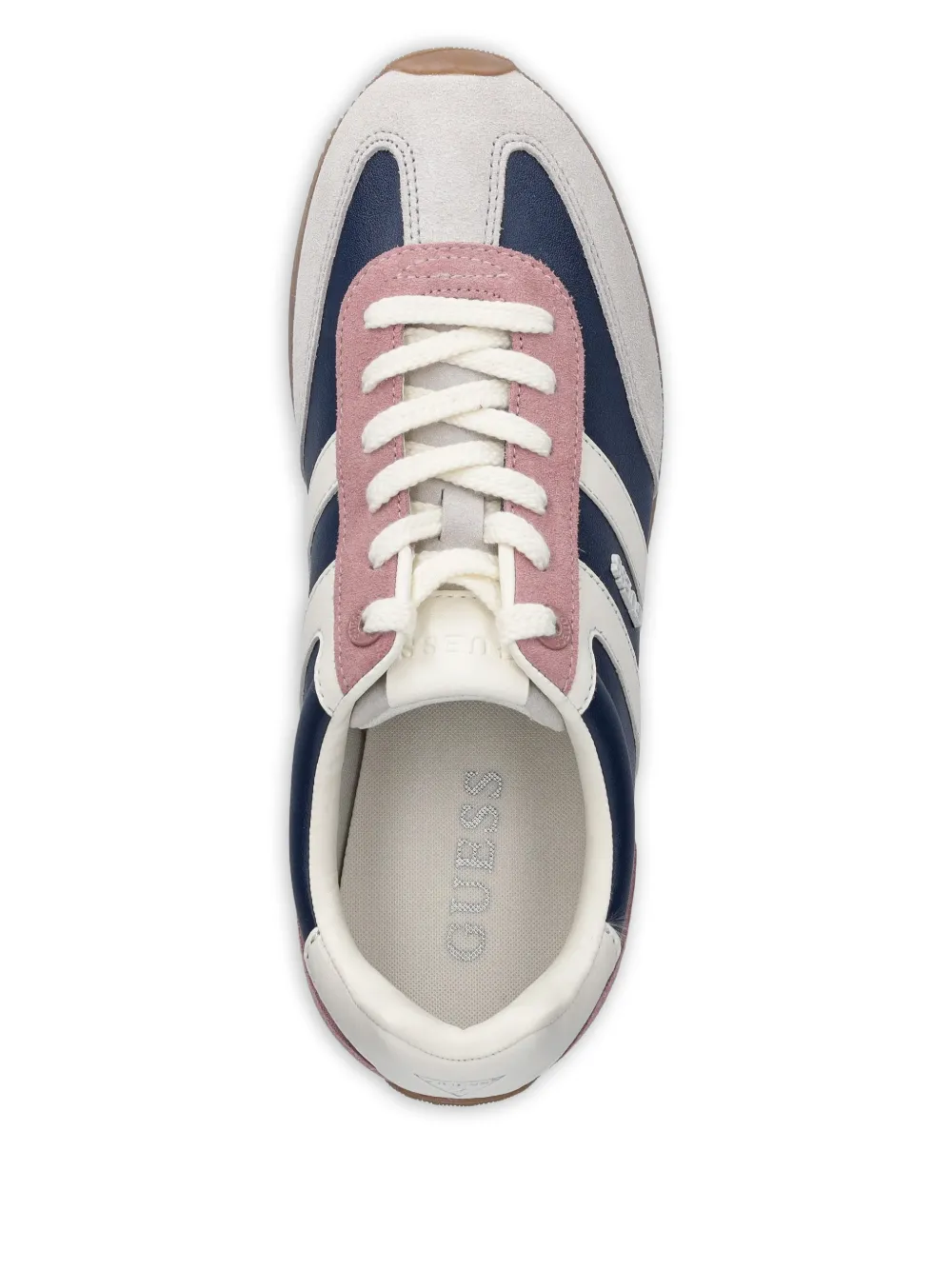 GUESS USA logo-print sneakers Blauw