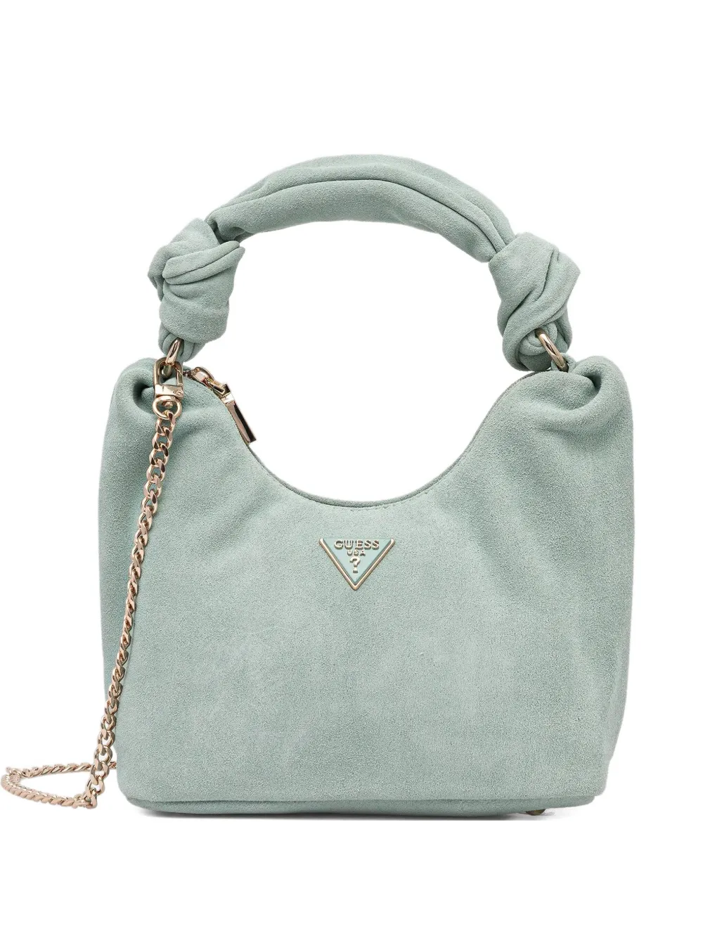 Guess Usa Mini Isotta Knotted-handle Tote Bag In Blue