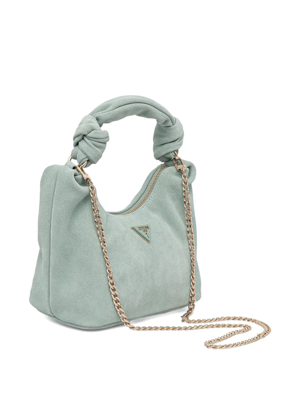 Guess Usa Mini Isotta Knotted-handle Tote Bag In Blue