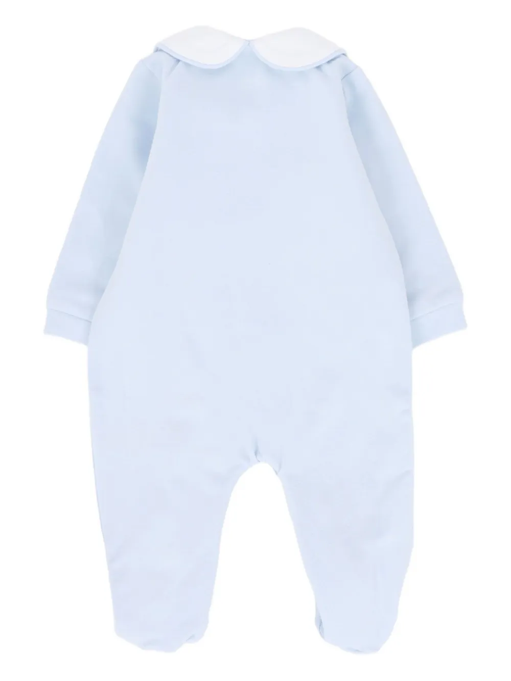 NANAN peter pan collar embroidered pajamas - Blauw