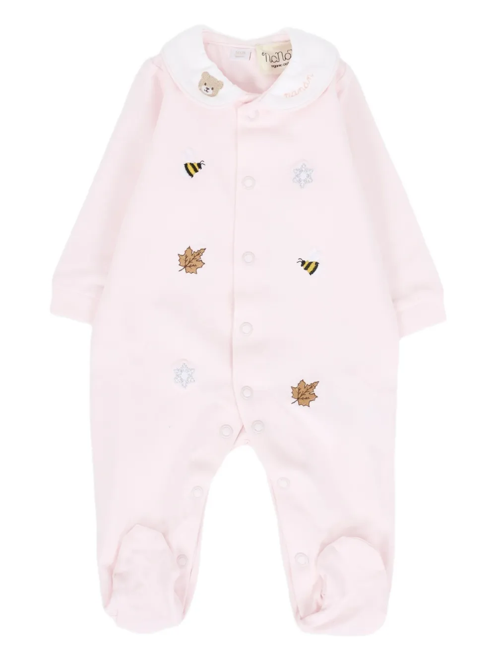NANAN embroidered-collar pajamas | Pink | Image 1
