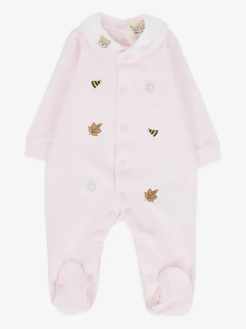 NANAN embroidered-collar pajamas
