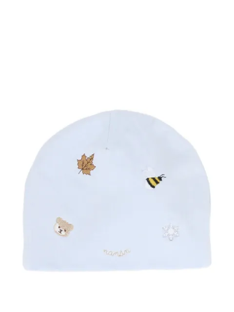 NANAN gorro con motivo bordado