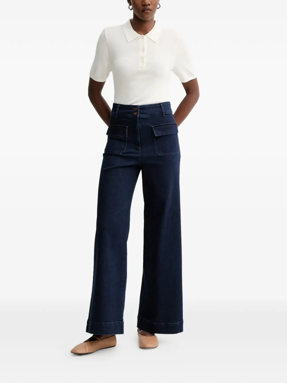 Sessùn high-waisted jeans - Blauw
