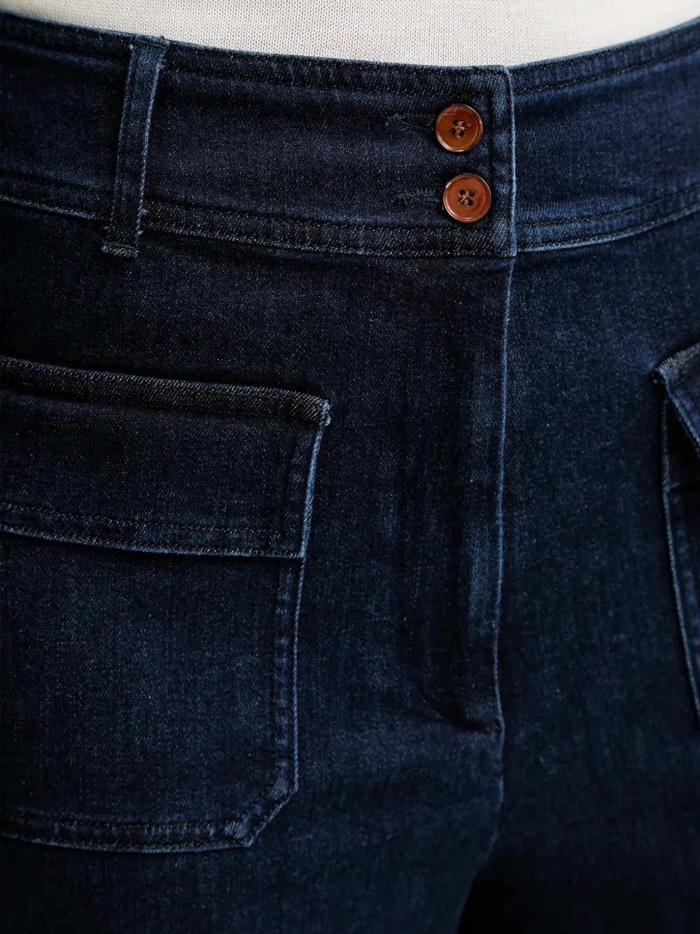 Sessun High-waisted Jeans In Blue