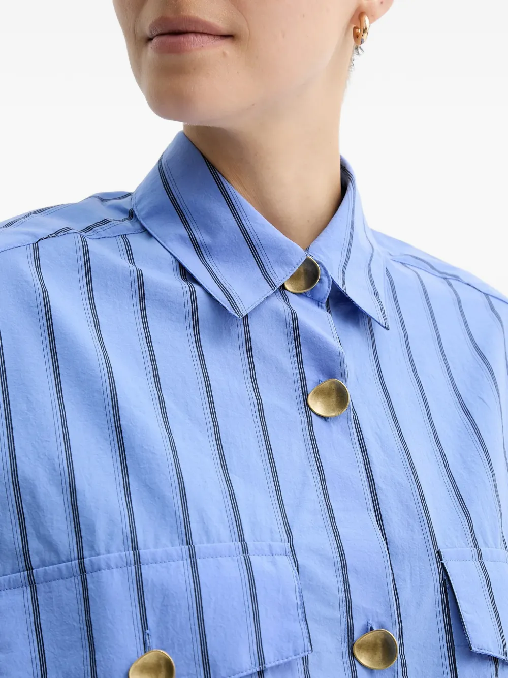 Sessun Striped Shirt In Blue