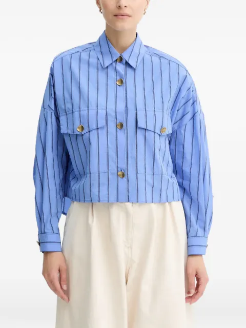 Sessùn camisa con rayas estampadas