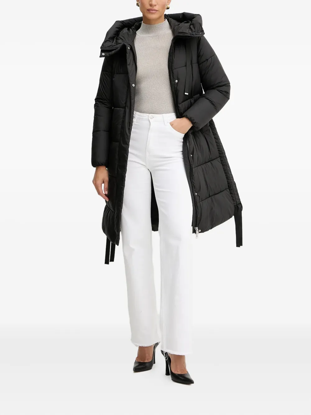 Silvian Heach Gewatteerde jas Zwart