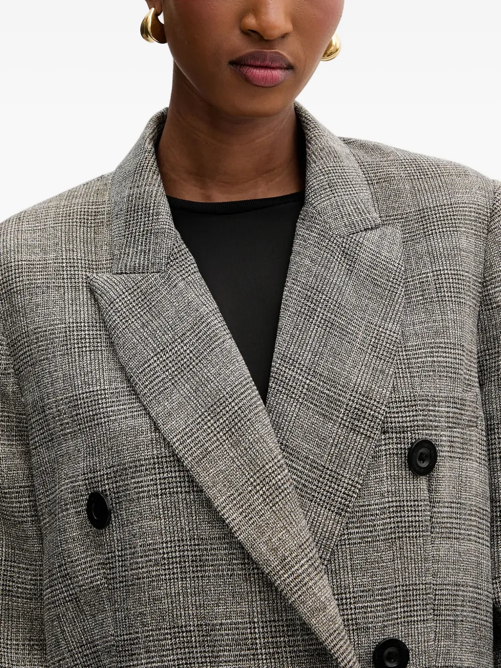 Silvian Heach Geruite blazer Grijs