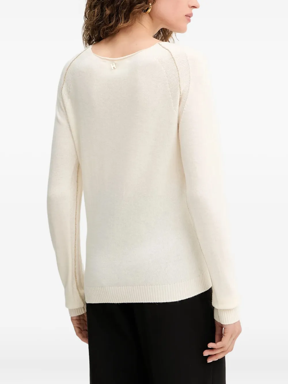 Silvian Heach Verfraaide trui Beige