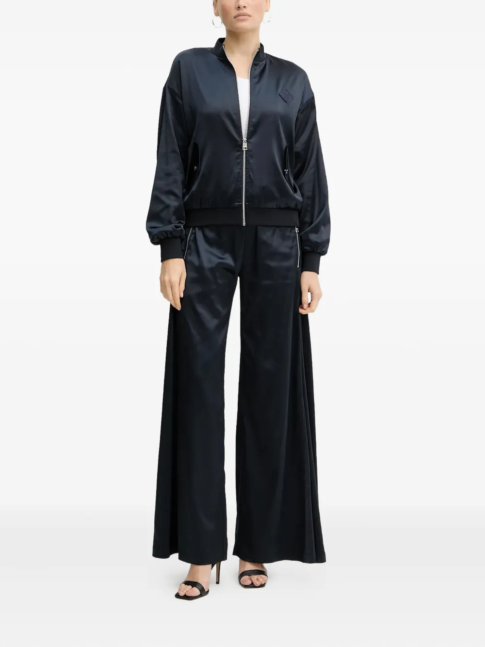 Silvian Heach Bomberjack met rits Blauw