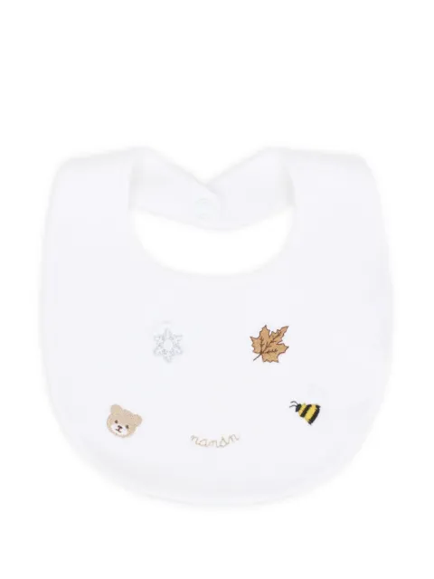 NANAN embroidered bib