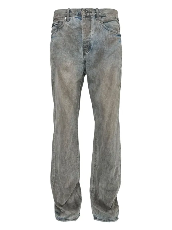 Purple Brand dirty-effect Jeans | Grey | FARFETCH ZA