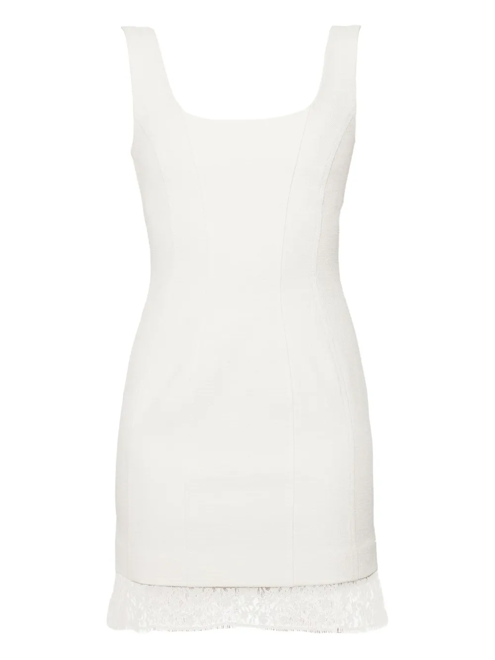 RXQUETTE lace-trimmed tweed dress | Neutrals | Image 1