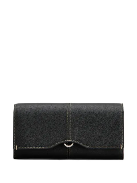 Tod's leather stitched wallet