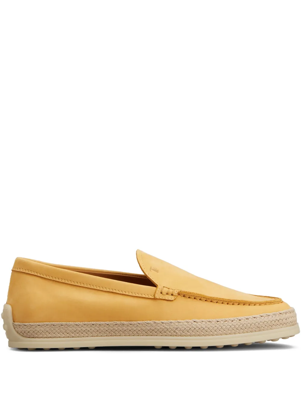 Tod's ロープトリム ローファー - イエロー Tod's ロープトリム ローファー - イエロー