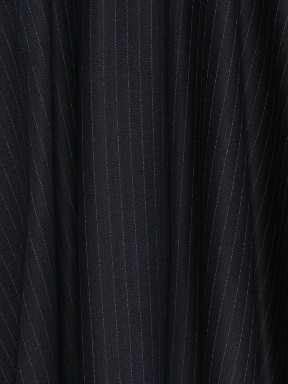 Golden Goose Rok met krijtstreep en logodetail Blauw