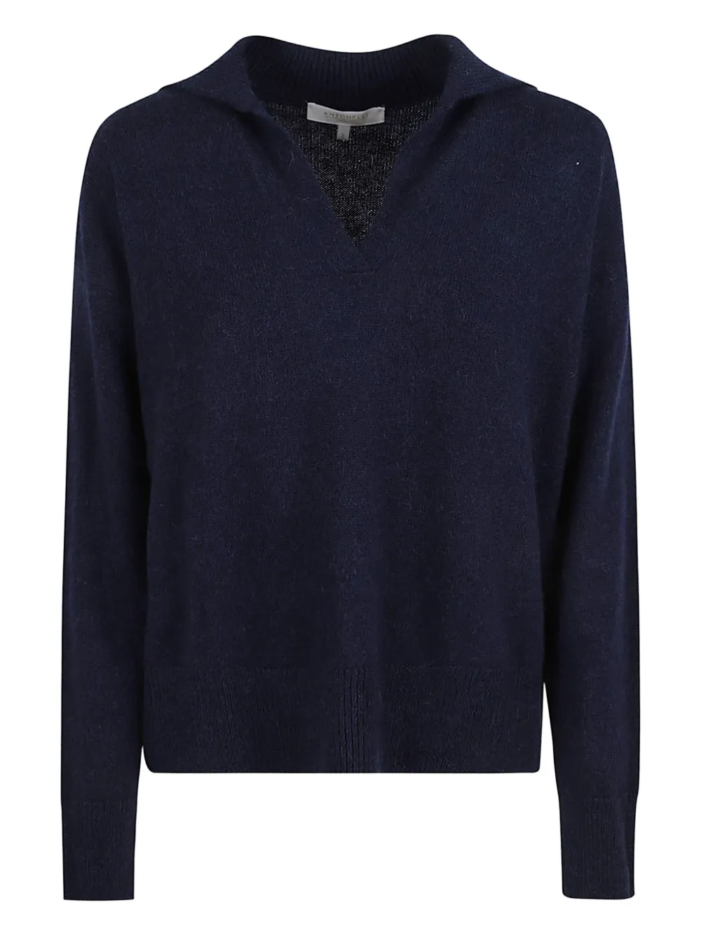 Antonelli polo-neck wool knit | Blue | Image 1