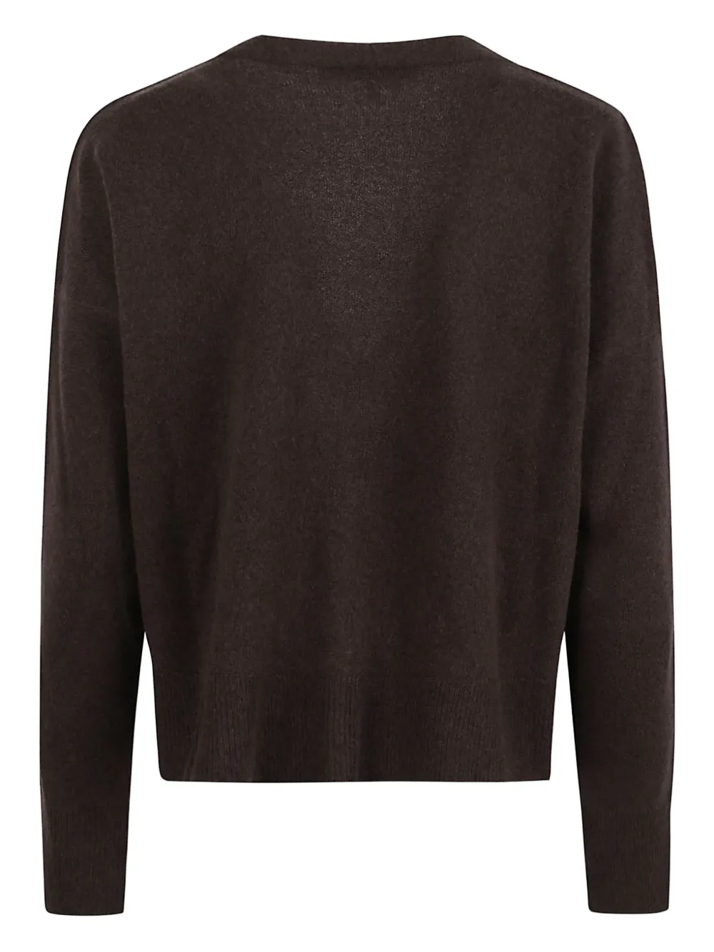 Antonelli V-neck Wool Cardigan In Brown