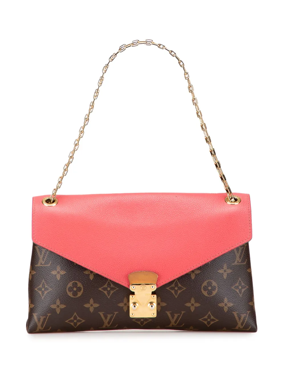 Louis Vuitton Pre-Owned 2014 モノグラム パラス チェーン ショルダーバッグ - ブラウン Louis Vuitton Pre-Owned 2014 モノグラム パラス チェーン ショルダーバッグ - ブラウン