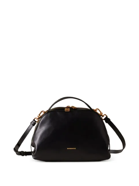 Borbonese small Bowler curved zip tote bag