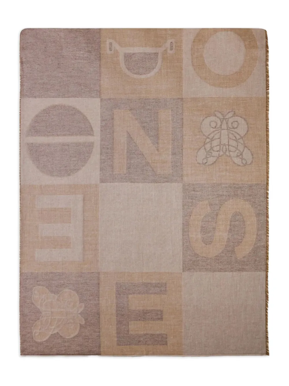 Borbonese Stole scarf | Brown | Image 1