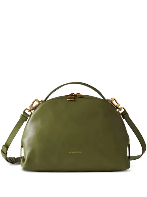 Borbonese small Bowler curved zip tote bag