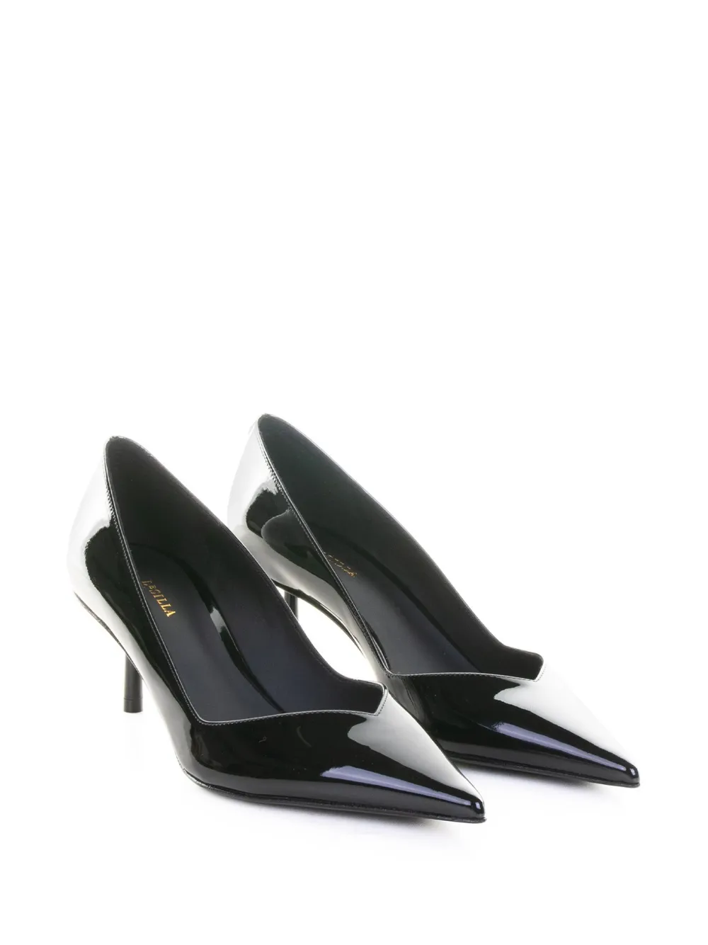 Le Silla Pointed-toe Heeled Pumps In Black
