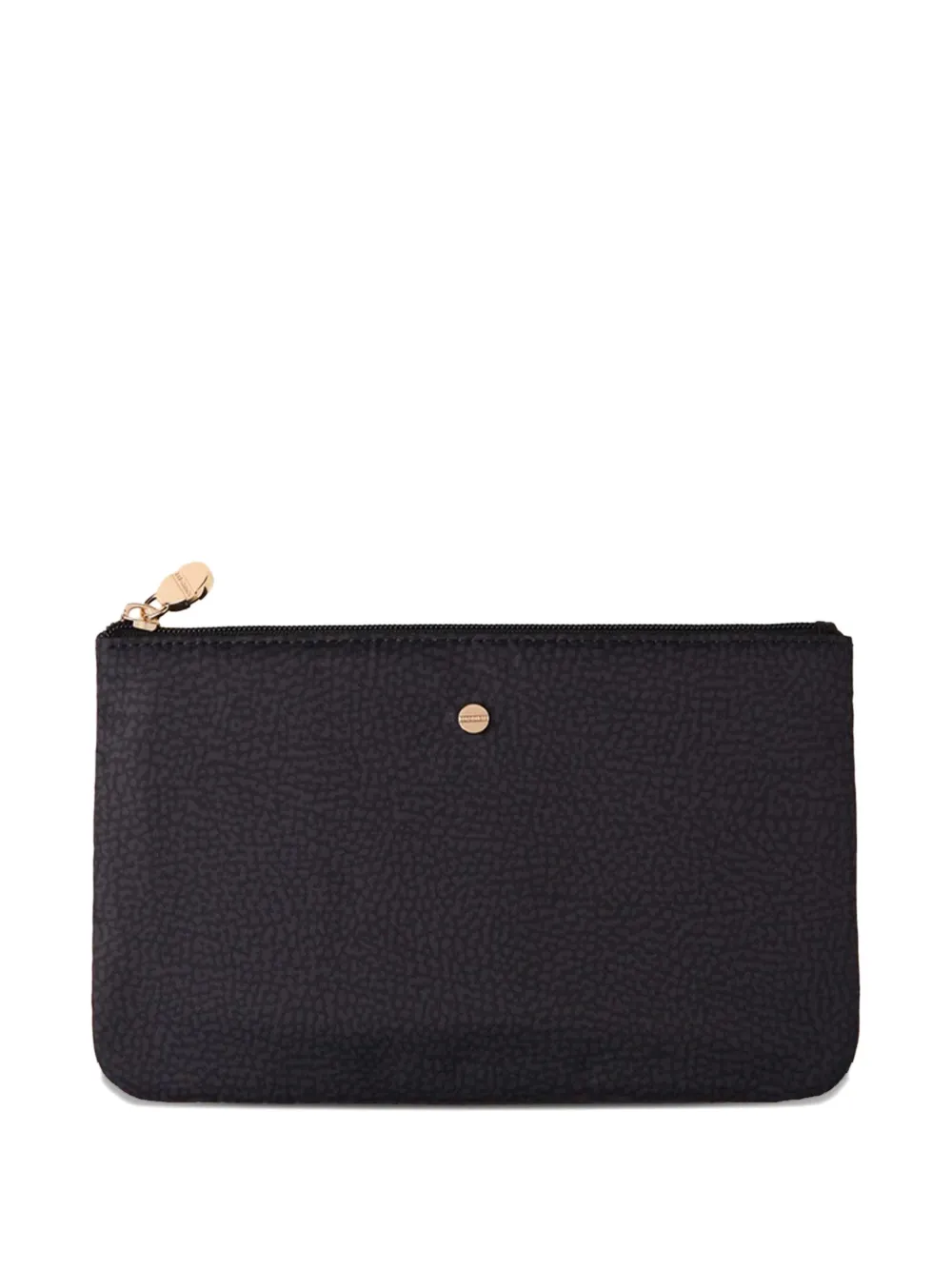 Borbonese Zip-top Wallet In Black