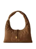 Borbonese large Twinnie shoulder bag - Brown