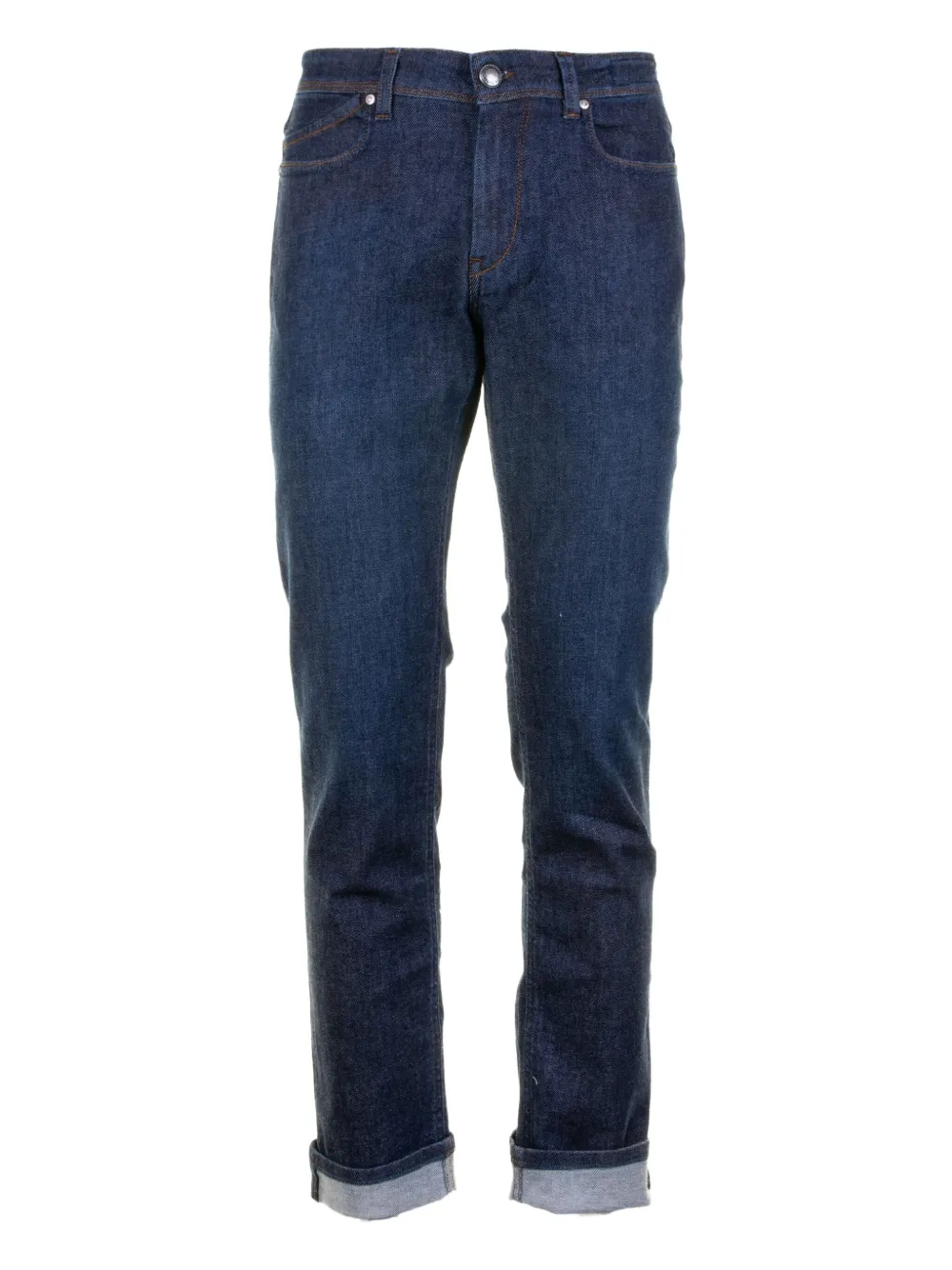 Re-hash Cuffed Jeans In Blue