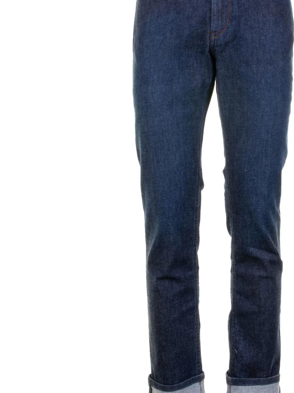 Re-hash Cuffed Jeans In Blue