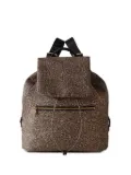 Borbonese medium Zaino drawstring backpack - Brown