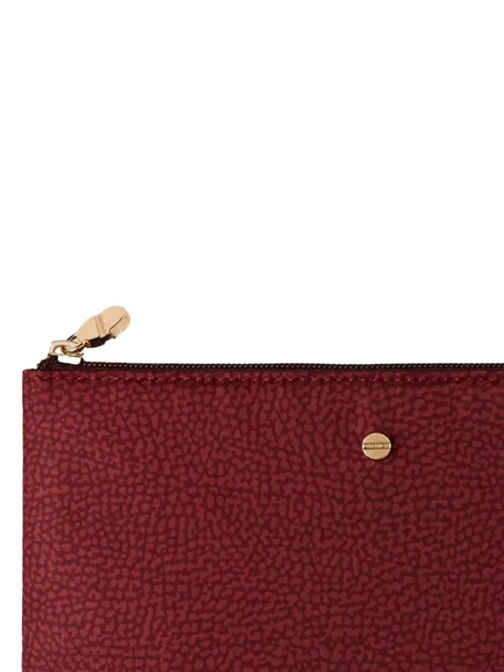 Borbonese Busta portemonnee met rits - Rood