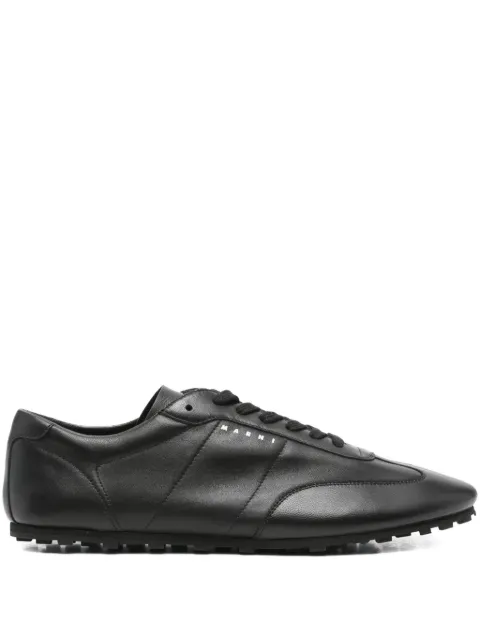 Marni leather lace-up sneakers