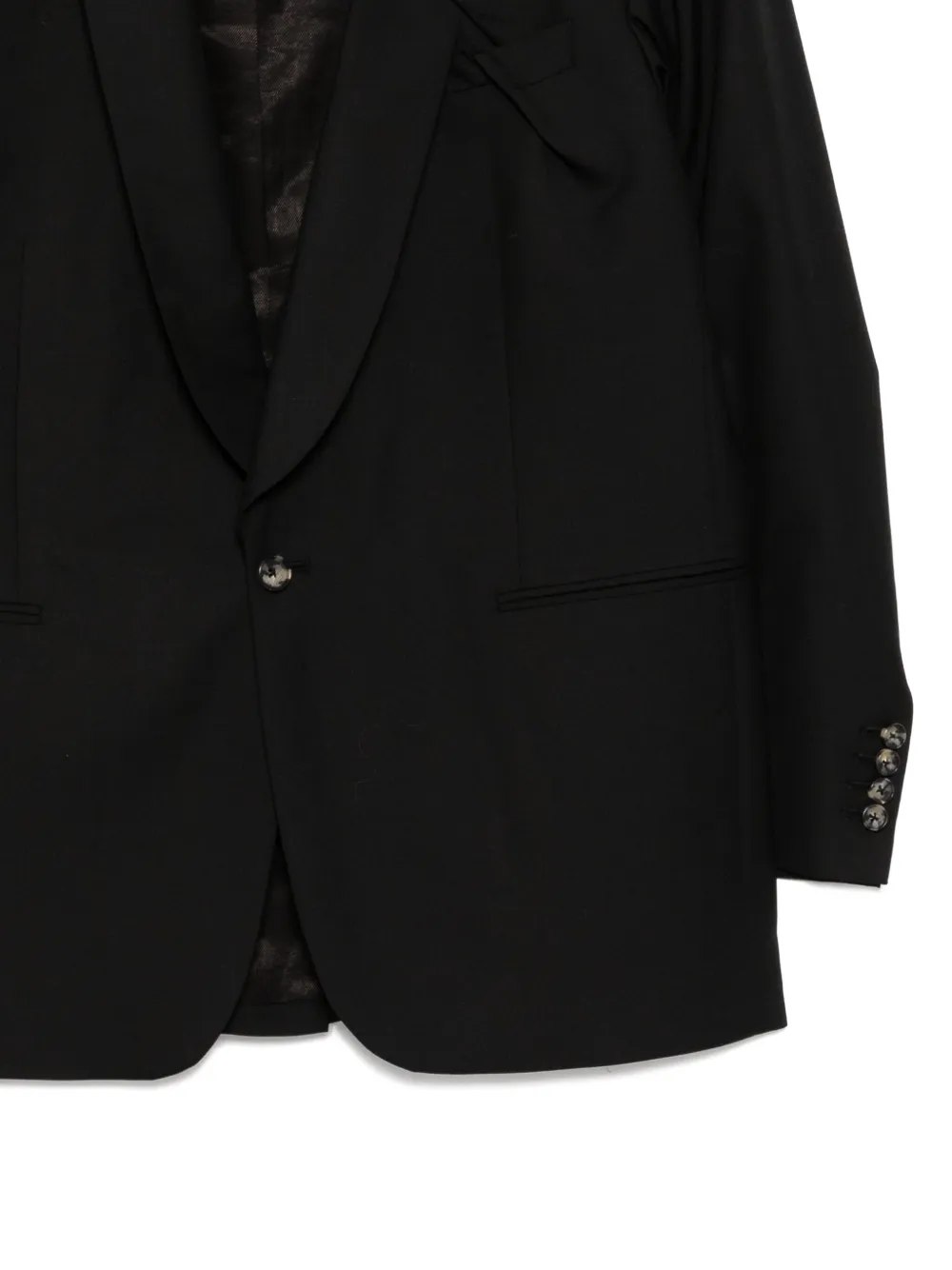 Marina Yee Wool Blazer In Black