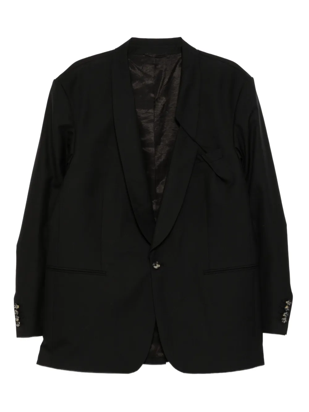 marina yee blazer con botones | negro | Image 1