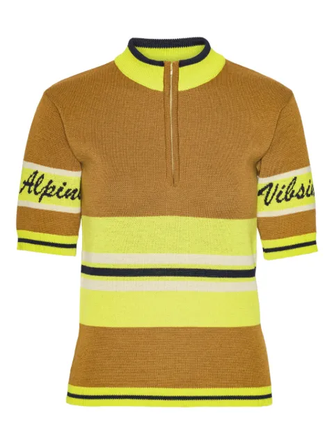 Henrik Vibskov half-zip striped top