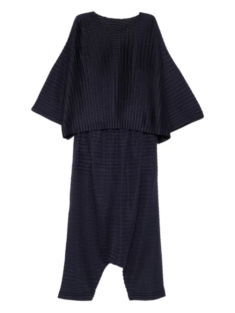 Issey Miyake Pre-Owned 2010 pleated suit
