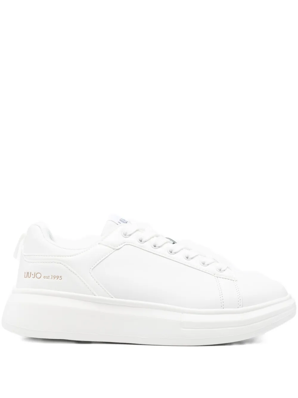 LIU JO platform leather sneakers White