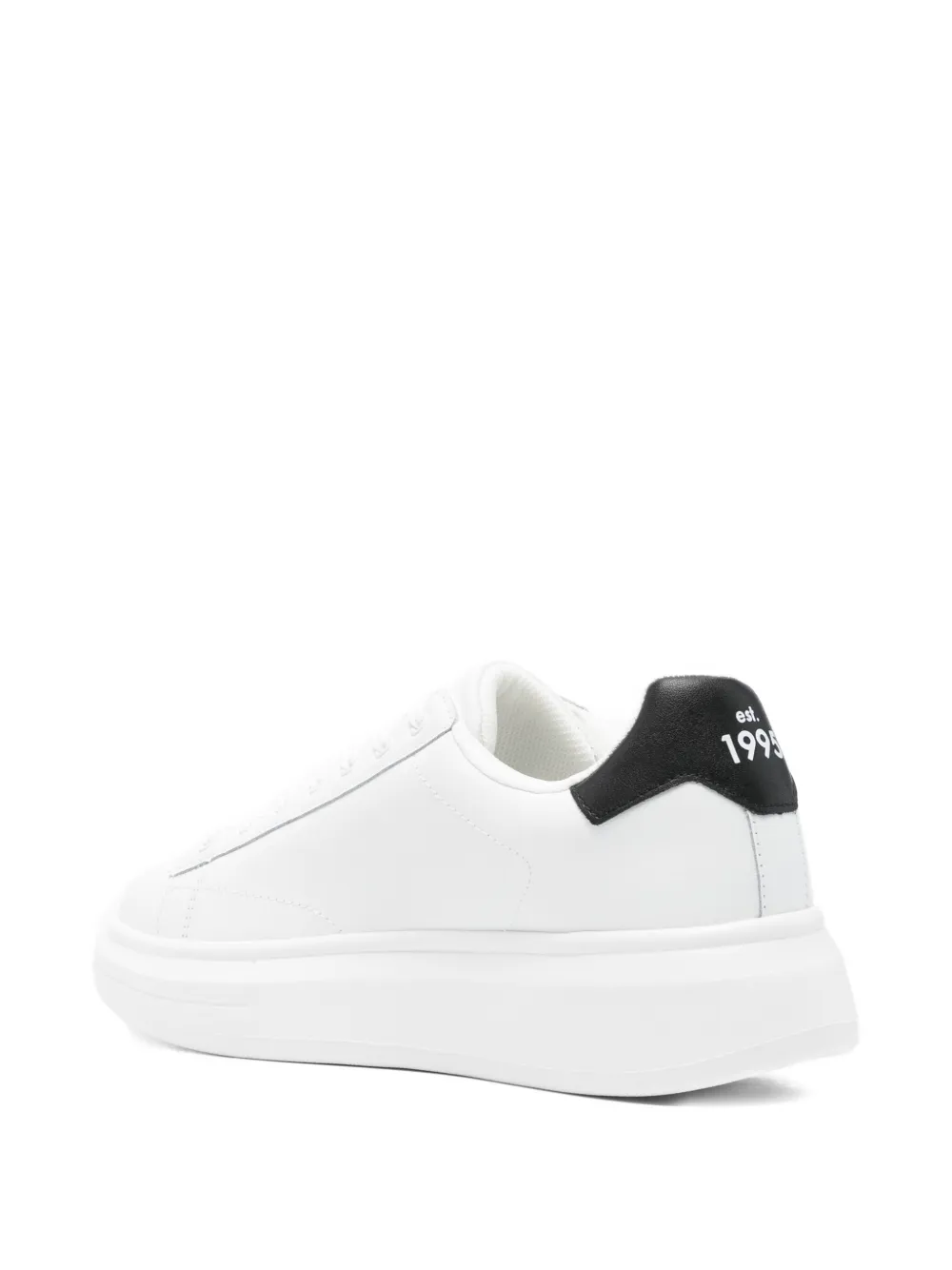 LIU JO leather platform sneakers White