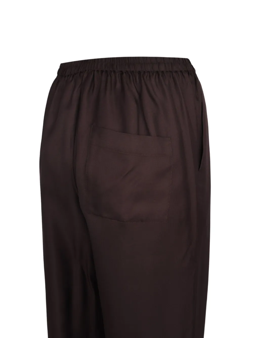 LouLou de Saison Broek met elastische taille Bruin