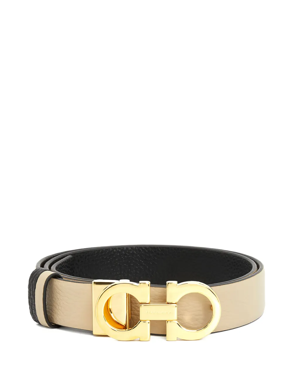 Ferragamo Gancini omkeerbare riem - Beige