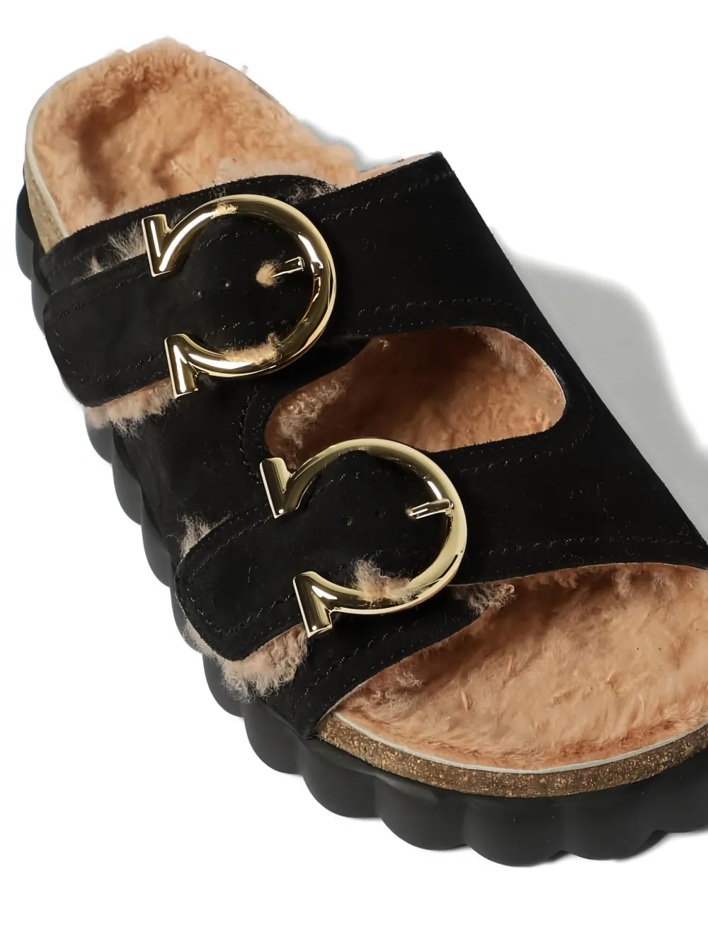 Ferragamo Kapalua sandalen met gesp Zwart