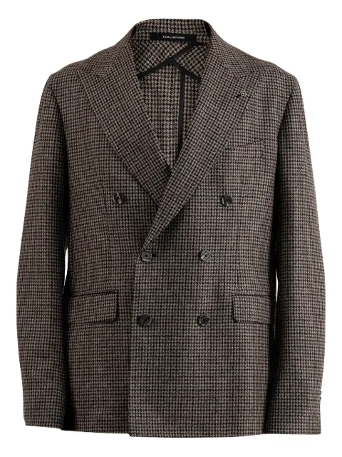 Tagliatore houndstooth double-breasted jacket