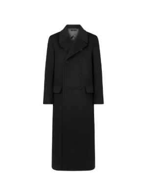 Prada ダブル ダッフルコート | ブラック | FARFETCH JP